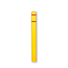 safety yellow bollard cover