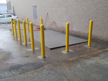 concrete curb patch repairs