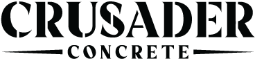 crusader concrete logo black