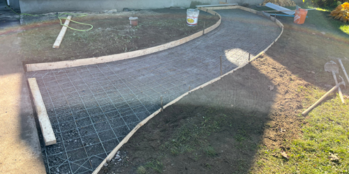 concrete forms for patio